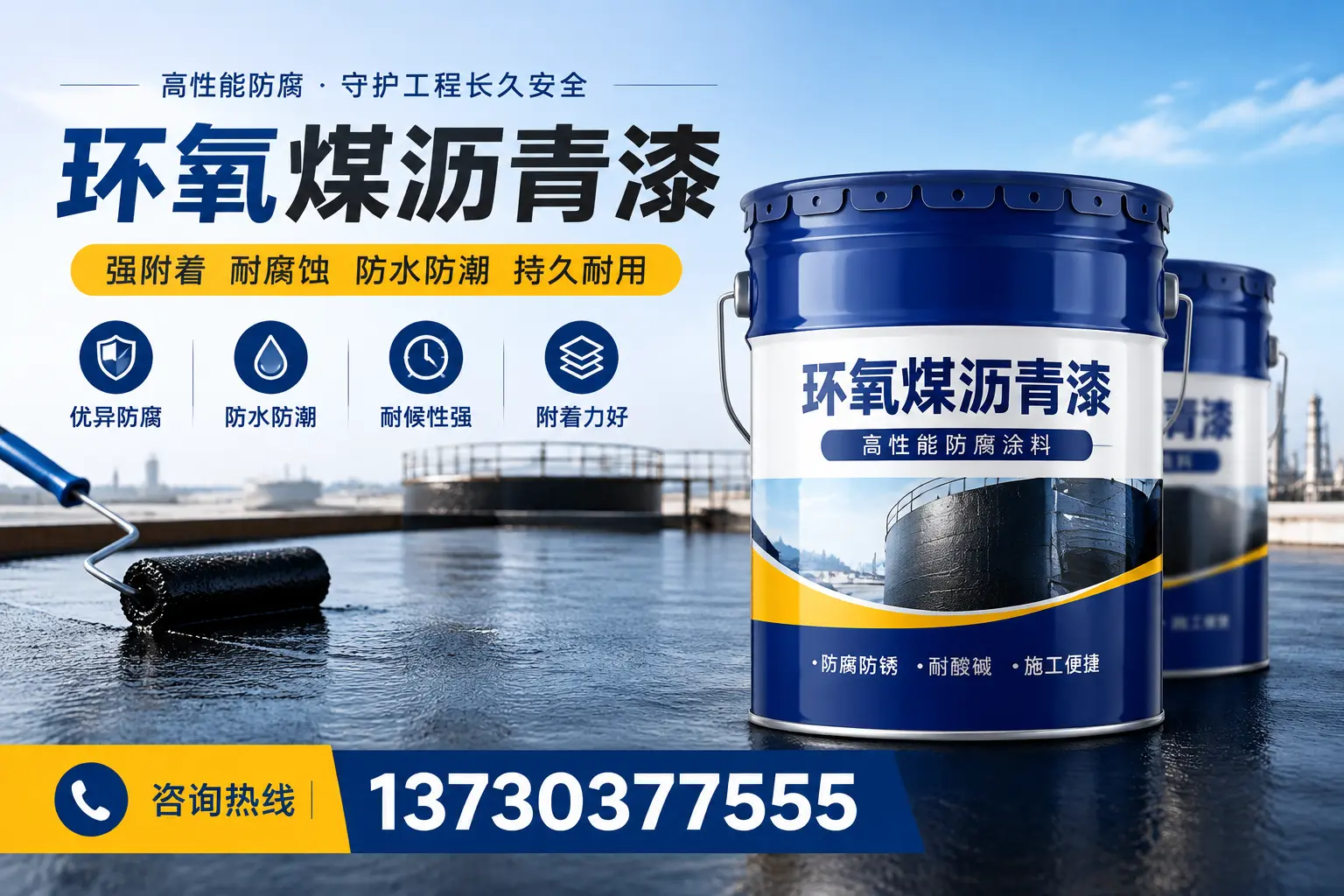 如何判断环氧煤沥青漆的质量?潜江消费者指南